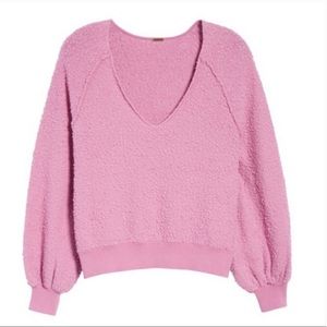Free People Found My Friend Sweater in Orchid